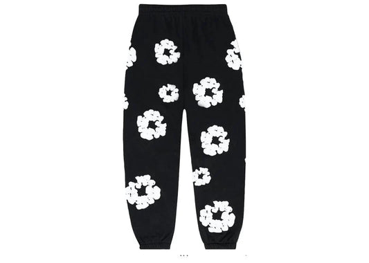 Denim Tears The Cotton Wreath Sweatpants Black