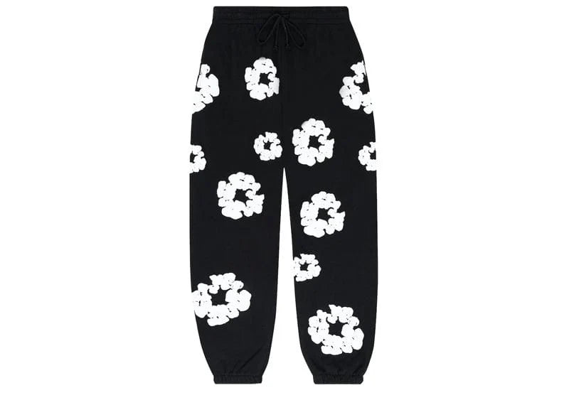 Denim Tears The Cotton Wreath Sweatpants Black