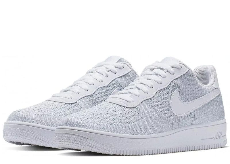 Nike Air Force 1 Flyknit 2 White Pure Platinum